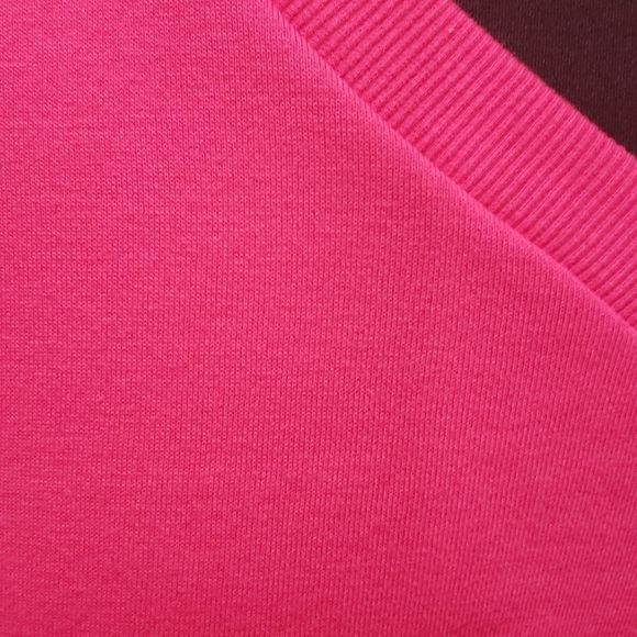 Sold @karabiel123 Stasia Plus Size 2x18-20 Pullover front pocket Pink Sweatshirt - Picture 7 of 10